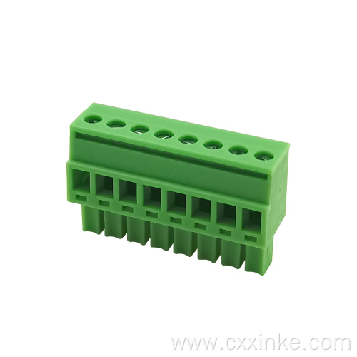 3.81MM side vertical plug-in terminal socket plug